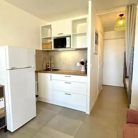 Apartment Studio Climatise Avec Coin Nuit Et Piscine Proche Plage - Fr-1-748-25 *